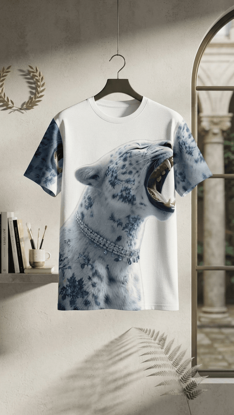 Porcelain Tiger Tee